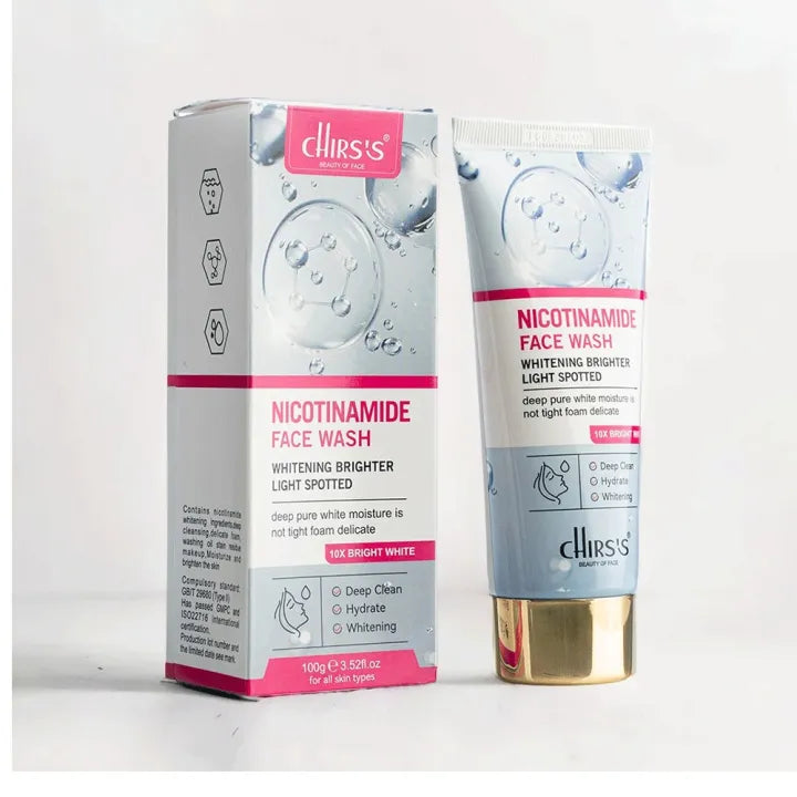 CHIRS'S Nicotinamide Whitening Brighter Light Spotted Face Wash-100ml