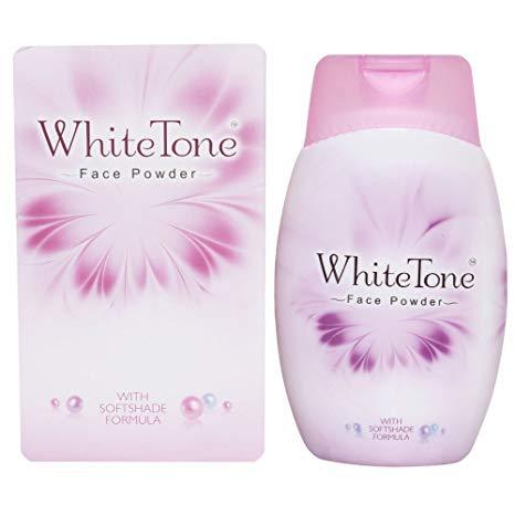 White Tone Face Powder with Soft Shade Formula