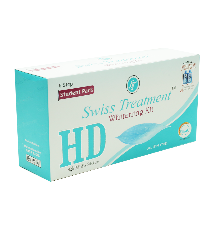 SWISS TREATMENT HD WHITENING GLOW FACIAL KIT (STUDENT PACK)