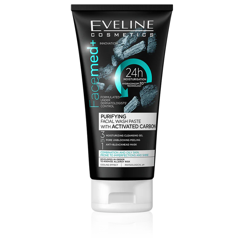 EVELINE COSMATICS FACEMADE+ FACIAL WASH PASTE 3IN1 WASH