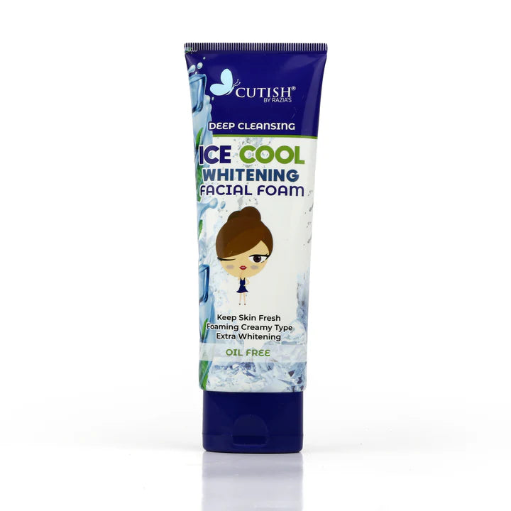 CUTISH ICE COOL WHITENING FACE WASH