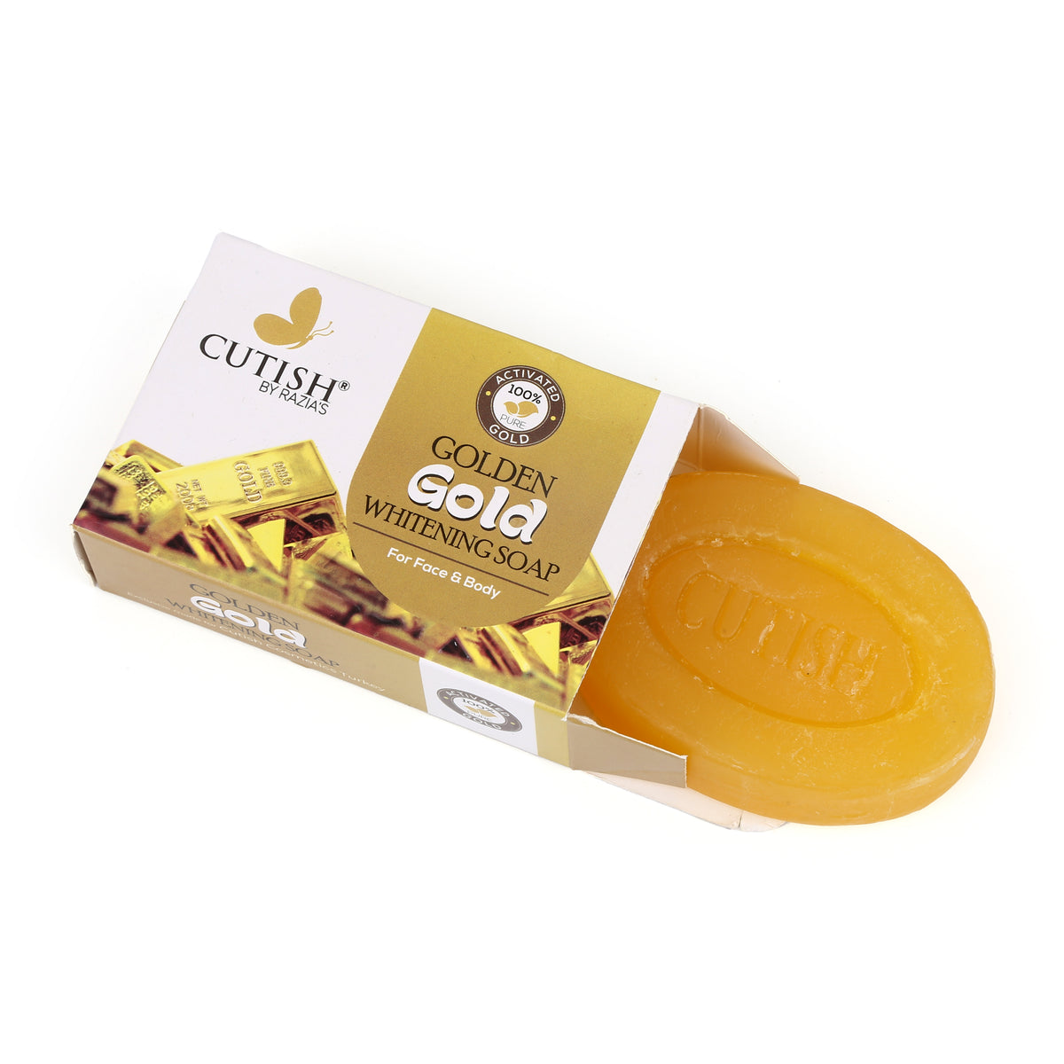 Daring Cutish Gold Whitening Soap: Feel Beautiful Today!