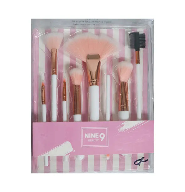 Nine Beauty Complexion Makeup Brush Kit – 8Pcs Set