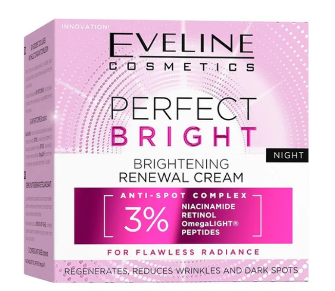 EVELINE PERFECT BRIGHT NIGHT CREAM 50ML