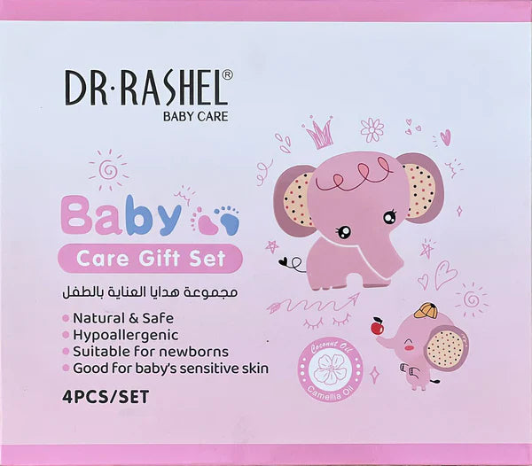 DR RASHEL BABY CARE 4 PCS GIFT SET PINK