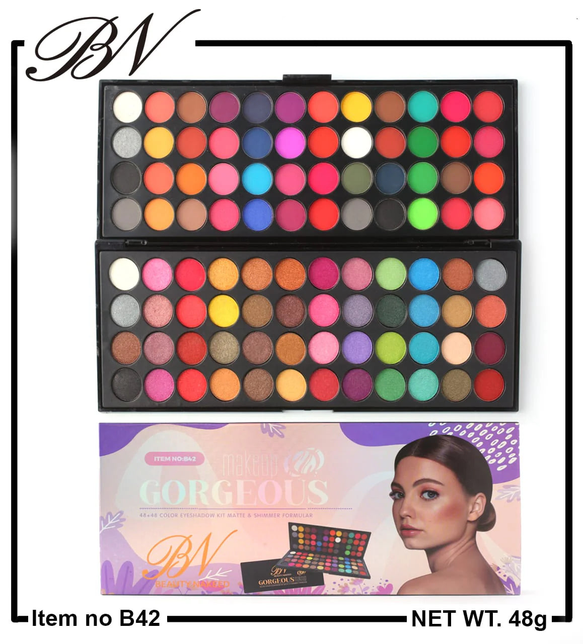 Beauty Naked 48-Color Eyeshadow Palette