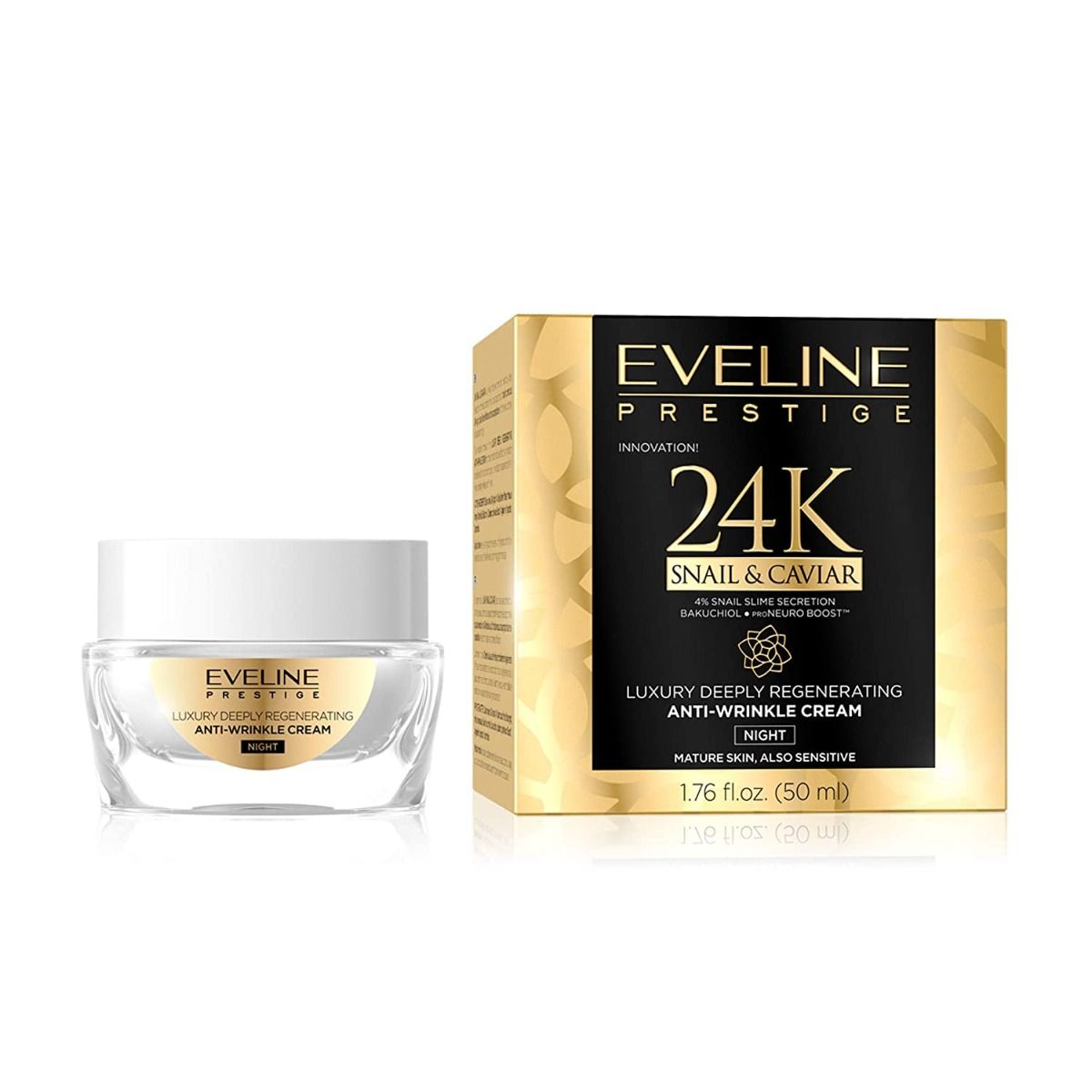 Eveline 24K Snail & Caviar Night Cream