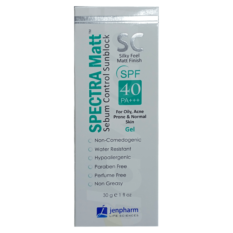 Spectra Matt SC SPF 40 sunblock