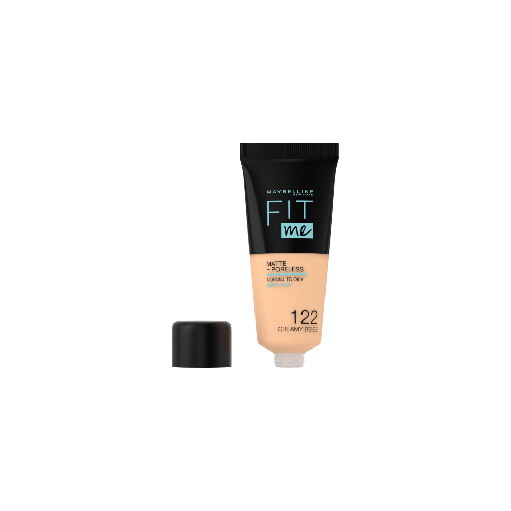 Maybelline New York Make-up Fit Me Matte & Poreless 122 Creamy Beige, 30 ml