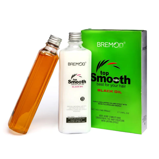 BREMOD TOP SMOOTH HAIR BLACL OIL SET 500ML