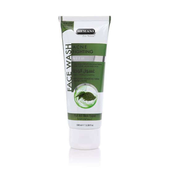 𝗛𝗘𝗠𝗔𝗡𝗜 𝗟𝗜𝗩𝗘 𝗡𝗔𝗧𝗨𝗥𝗔𝗟 - NEEM TURMERIC FACE WASH 100ML TUBE