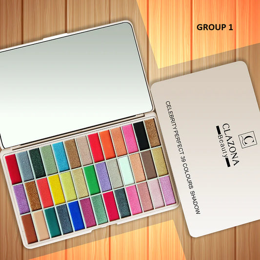 CLAZONA CELEBRITY PERFECT 39CLRS SHADOW Pallete 02