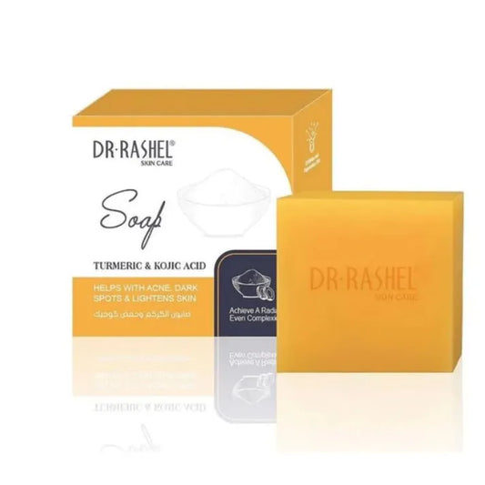 Dr.Rashel Turmeric and Kojic Acid Soap For acne and dark spots
