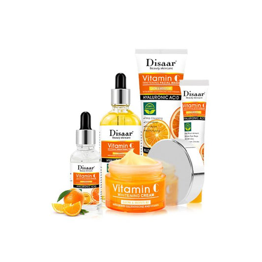 Disaar Vitamin C whitening brightening Facail skin care 5 Piece sets