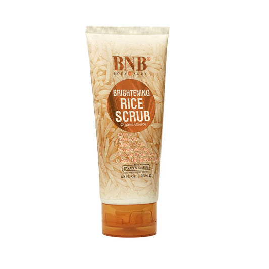BNB brightening rice scrub