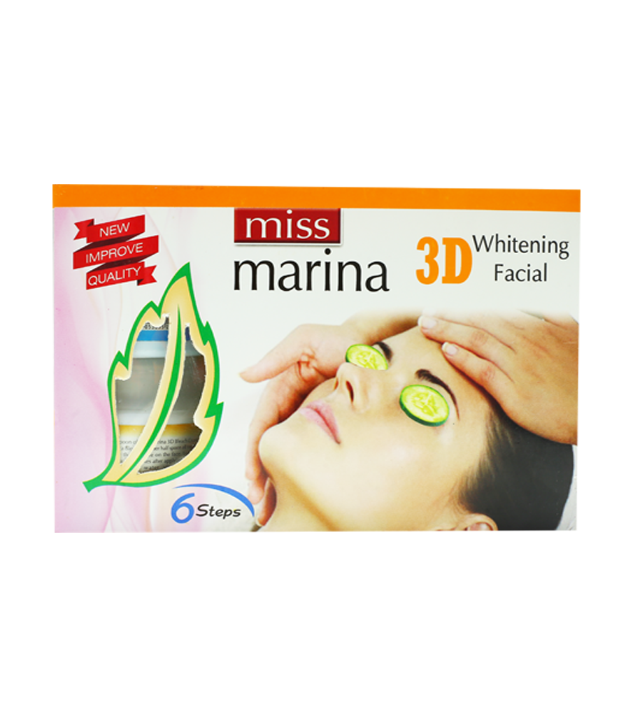 MISS MARINA 3D WHITENING FACIAL KIT (STUDENT PACK)