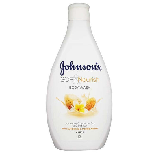 JOHNSON'S BODY WASH SOFT NOURISH 400ML