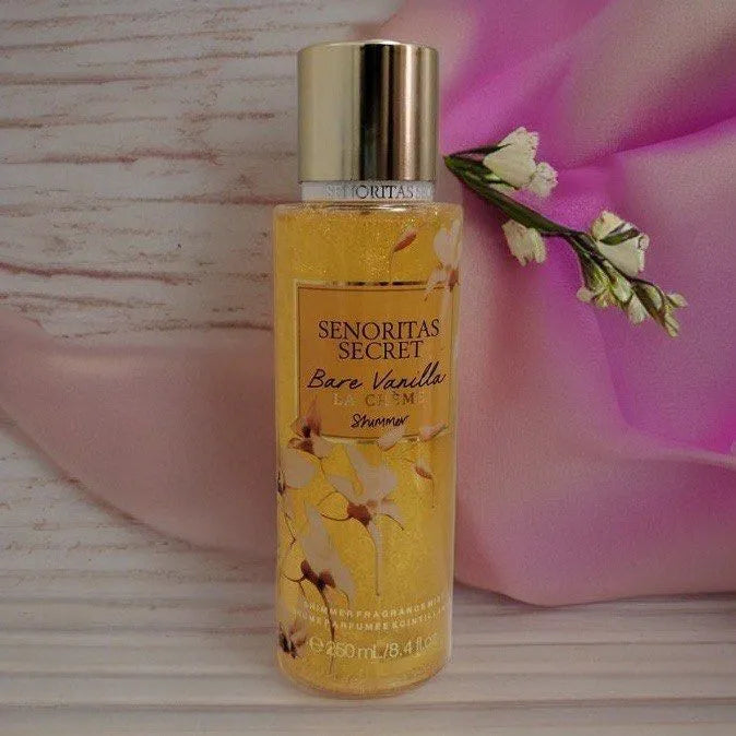 Senoritas Secret Bare Vanilla La Creme Shimmer Body Mist 250ml
