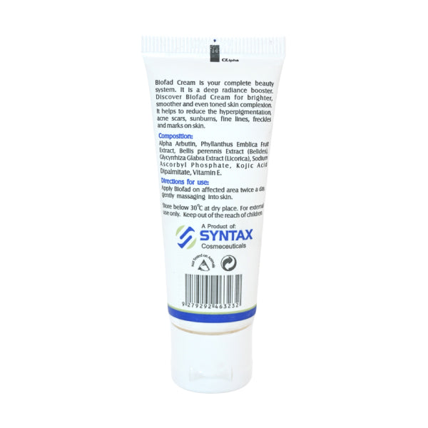 Biofad cream Skin lightening system