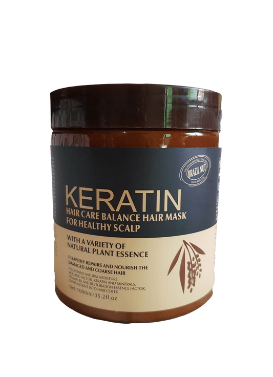 Keratin Hair Care Balance Balance Hair Mask 1000ml Brazil Nut