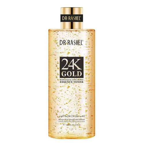 Dr Rashel 24K GOLD ANTI-WRINKLE BOTTLE ESSENCE TONER, 300ml
