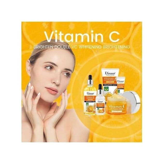 Disaar Vitamin C whitening brightening Facail skin care 5 Piece sets