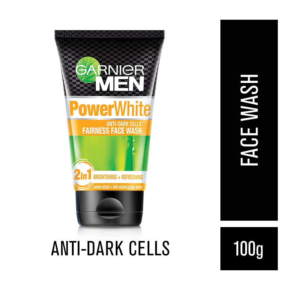 Garnier Men PowerWhite Face Wash 100ml