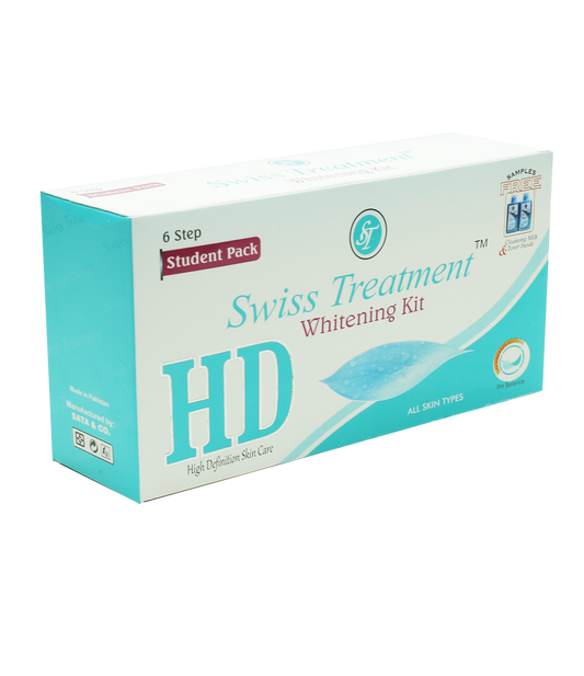 SWISS TREATMENT HD WHITENING GLOW FACIAL KIT (STUDENT PACK)