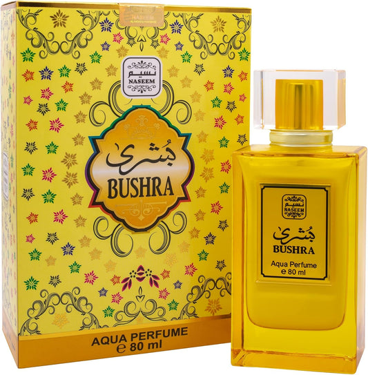 Naseem Bushra Water Perfume for Women | Citrus Romance Arabic Perfume Women, Non Alcoholic & Long Lasting Parfum 80 mL