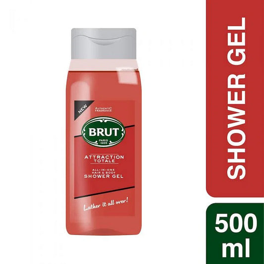 BRUT ATTRACTION TOTALE SHOWER GEL 500ML