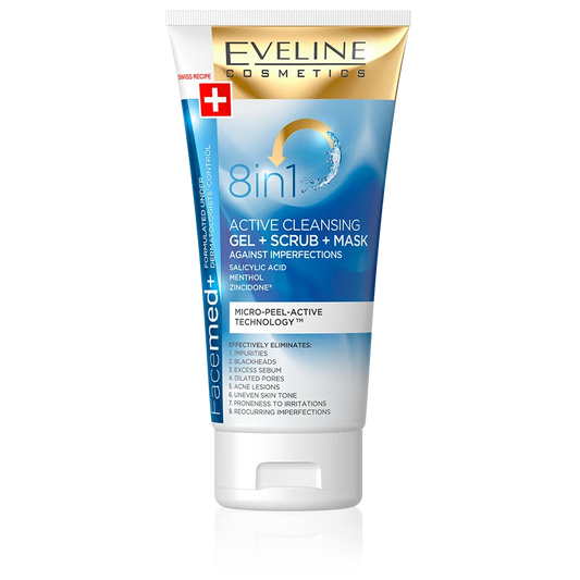EVELINE COSMETICS 8 IN 1 ACTIVE CLEANSING