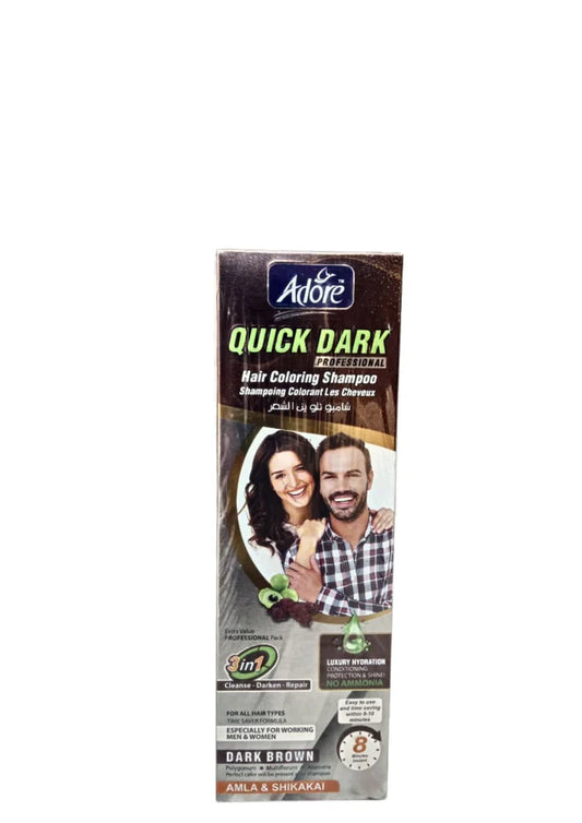 ADORE QUICK DARK HAIR COLOR SHAMPOO DARK BROWN