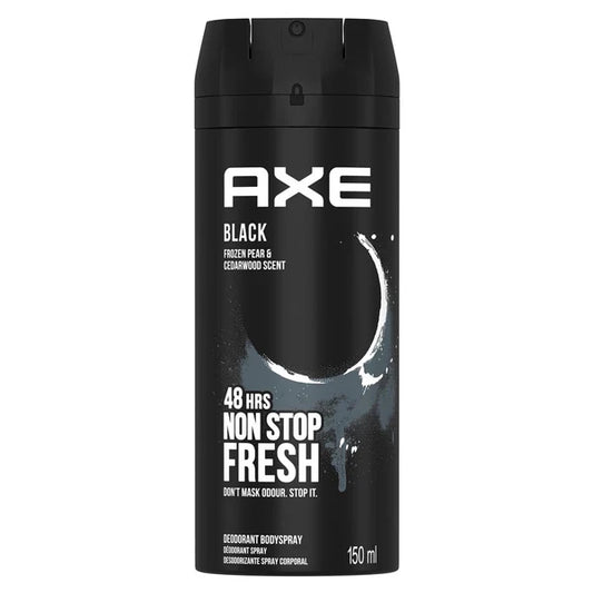 Axe Black Body Spray Deodorant for Men, 150ml