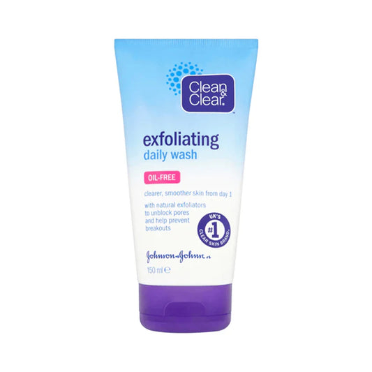 CLEAN & CLEAR EXFOLIATING DAILY WASH 150ML
