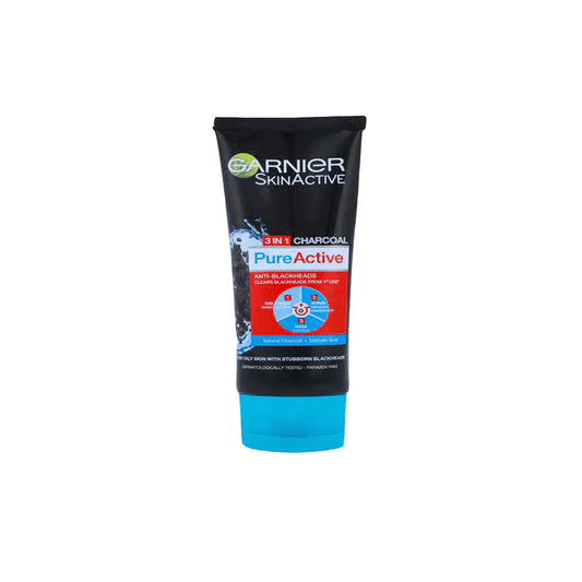 GARNIER SKINACTIVE CHARCOAL FACE WASH 100GM