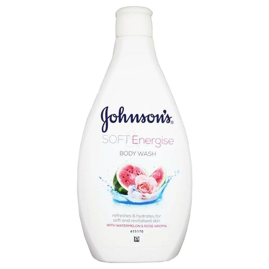 JOHNSON'S BODY WASH SOFT ENERGISE 400ML