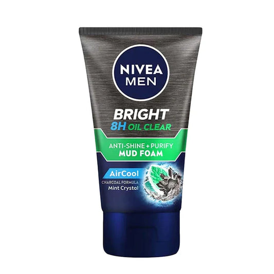 NIVEA MEN 8H OIL CLEAR ANTI SHINE + PURIFY COOLING FOAM 100M