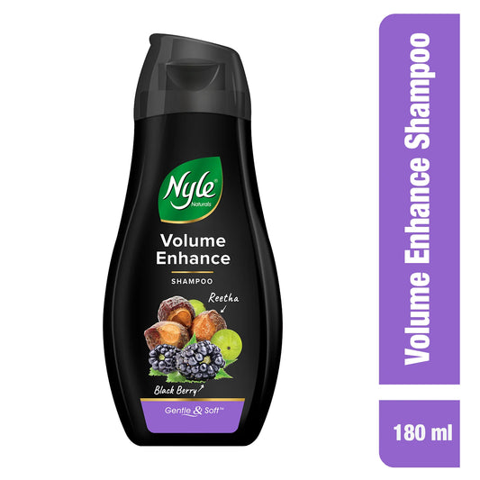 Nyle Volume Enhance Anti-Hairfall Shampoo 180ml – Reetha & Blackberry