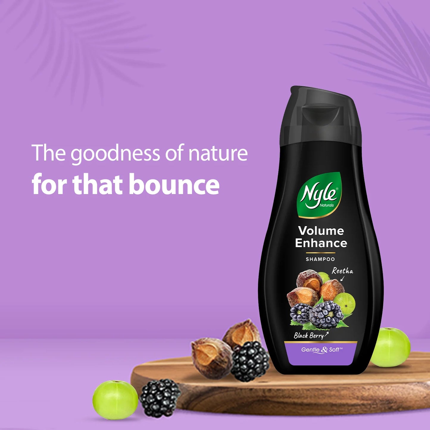 Nyle Volume Enhance Anti-Hairfall Shampoo 180ml – Reetha & Blackberry