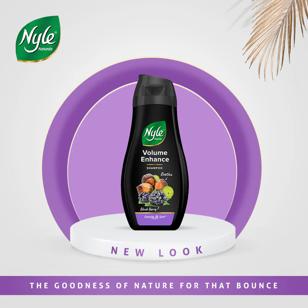 Nyle Volume Enhance Anti-Hairfall Shampoo 180ml – Reetha & Blackberry