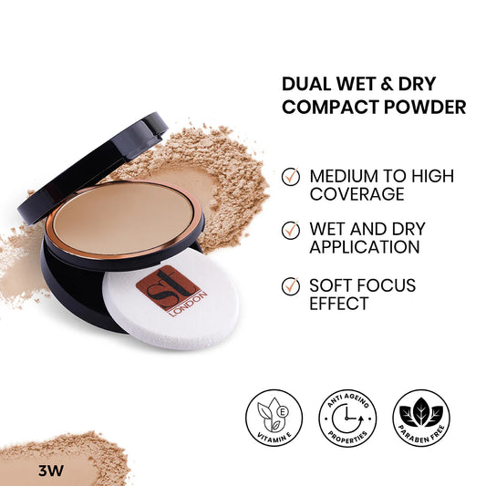 Dual Wet & Dry Compact Powder