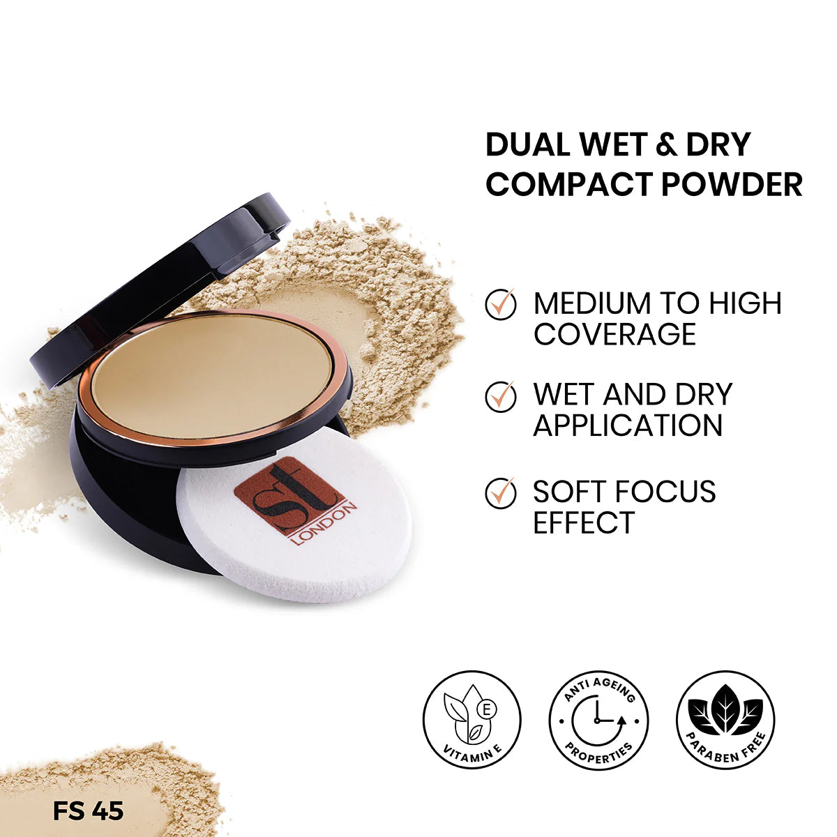 Dual Wet & Dry Compact Powder