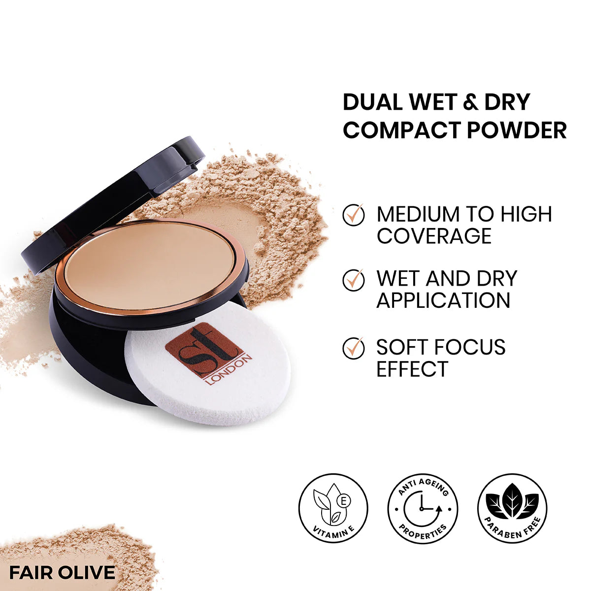 Dual Wet & Dry Compact Powder