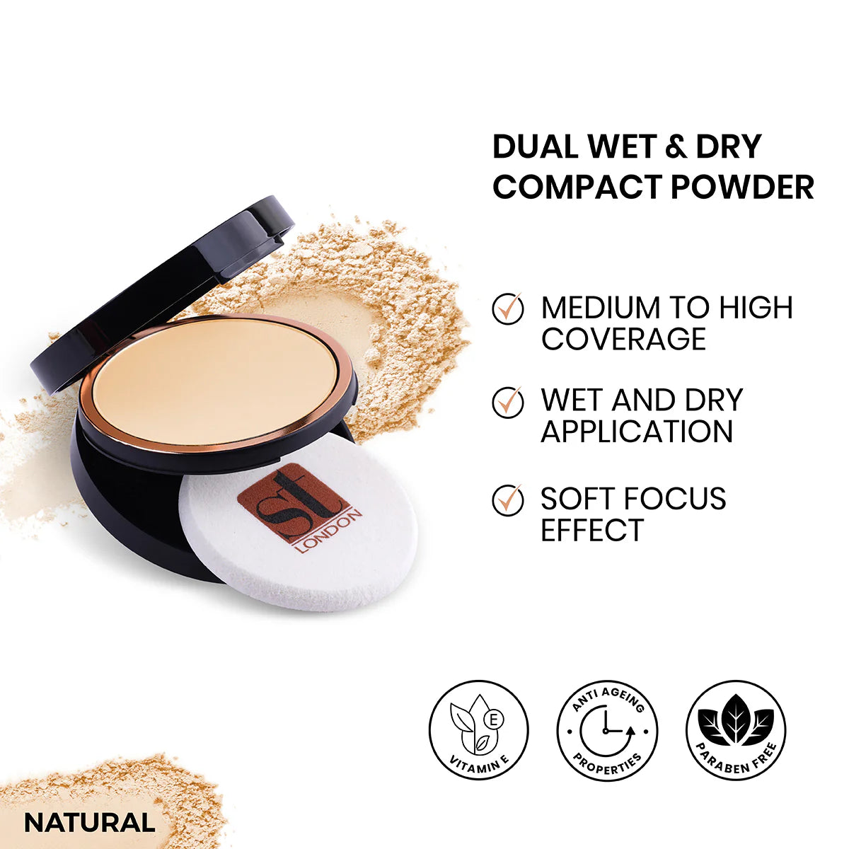 Dual Wet & Dry Compact Powder