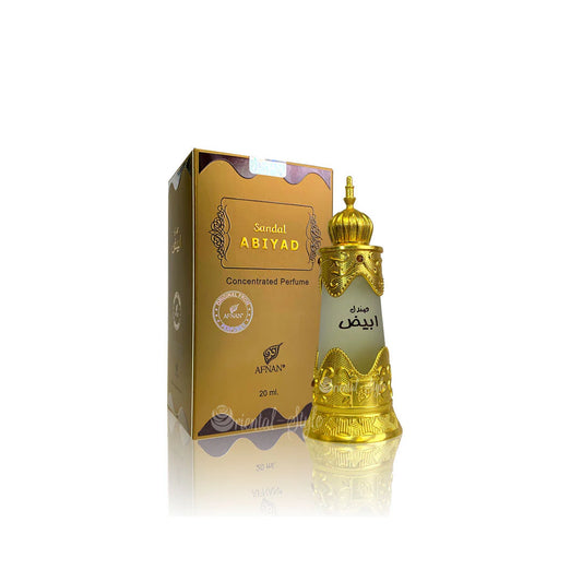 Afnan Sandal Abiyad Perfume Oil (Attar)20 ml
