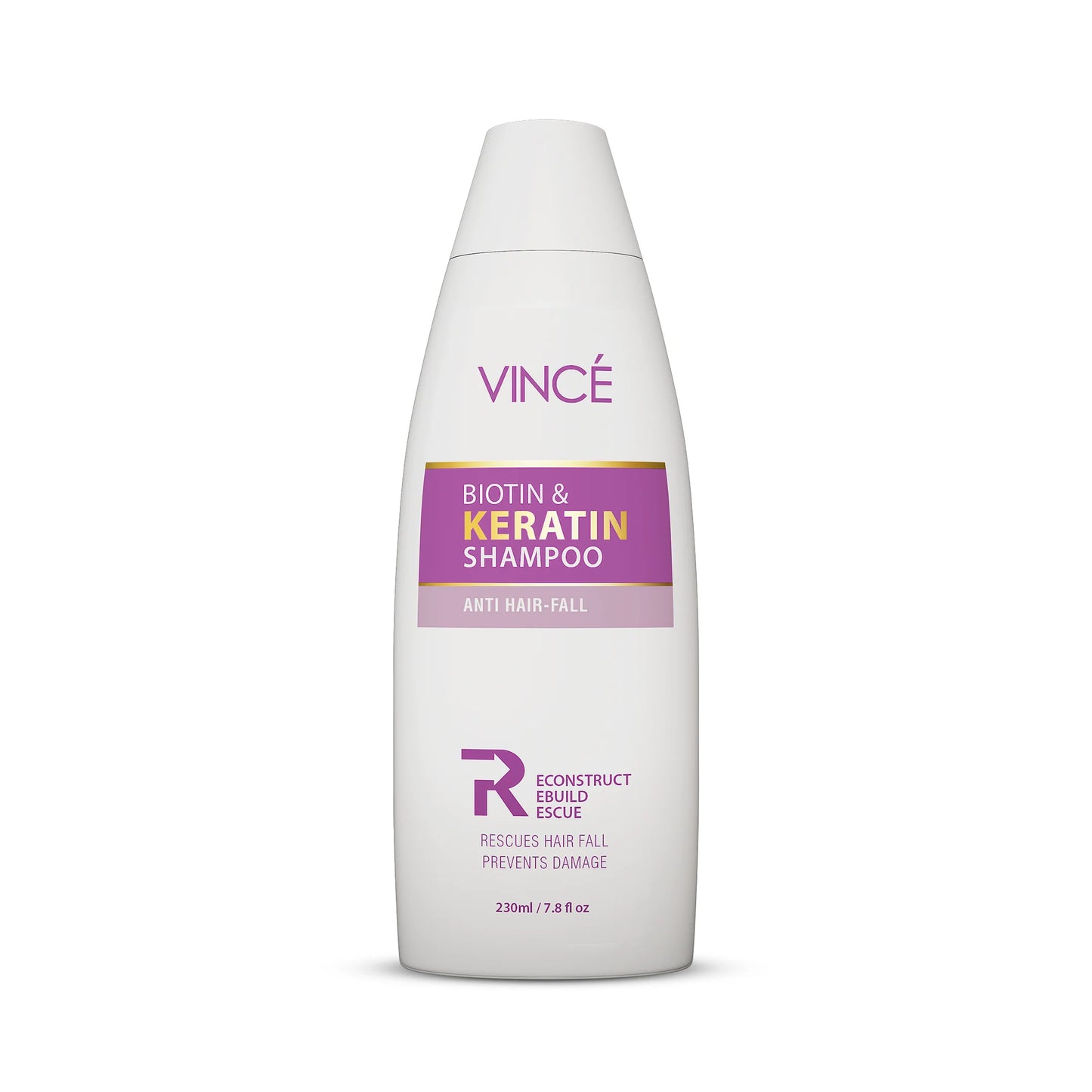 VINCE BIOTIN & KERATIN SHAMPOO ANTI HAIR LOSS 230ML