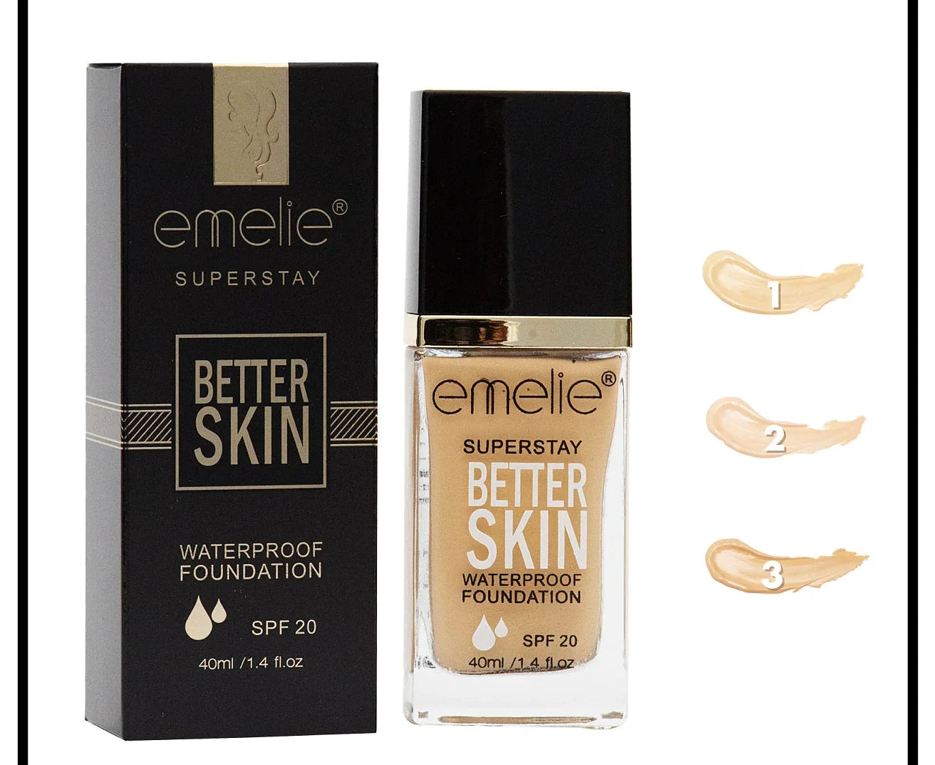 Emelie Super Stay Better Skin Foundation