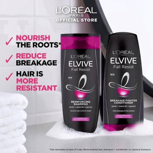 L'Oréal Elvive Fall Resist Shampoo 175ml – Anti-Hair Fall Care