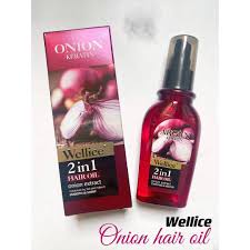 WELLICE ONION KERATIN 2IN1 HAIR OIL 120ML
