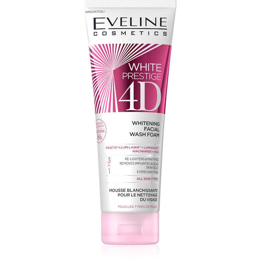 EVELINE 4D WHITENING FACIAL WASH FOAM
